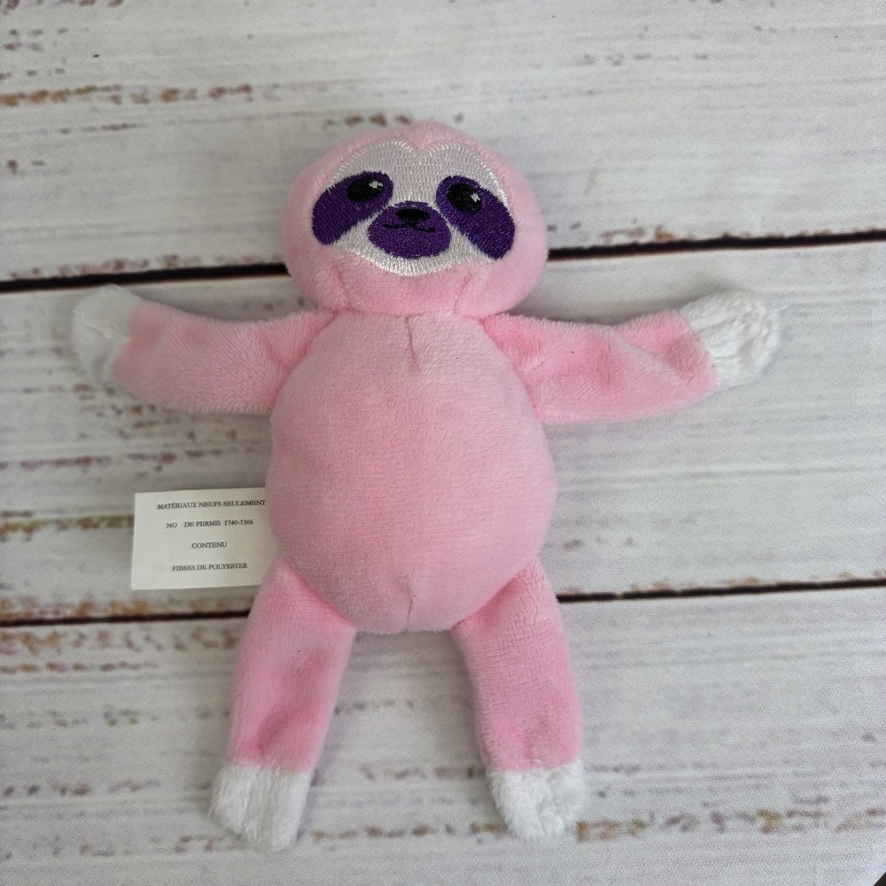 Our Generation Doll PINK SLOTH Plush Stuffed Animal Toy Accessory 5" Battat